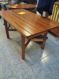 TAVOLO LEGNO IROKO 80 X 150