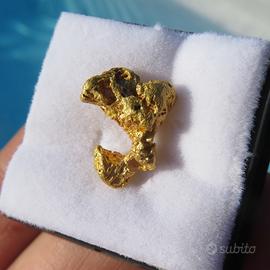 Minerali *** RARA PEPITA d'ORO NATURALE Australia