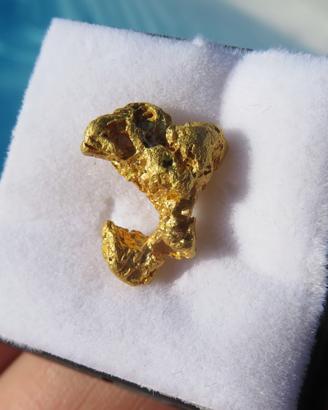 Minerali *** RARA PEPITA d'ORO NATURALE Australia