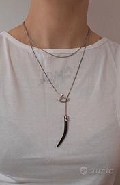 Collana GUESS doppia catenina NEW