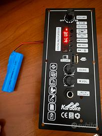 Scheda alimentazione casse acustiche 3,7 volt