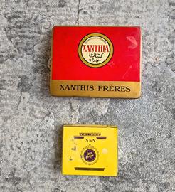 set scatole portasigarette vintage 