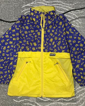 Giacca K-Way Bambino Giallo e Viola