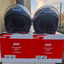 Caschi jet Givi 12.5 blu opaco

