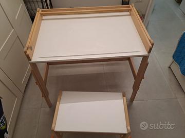 SCRIVANIA e PANCA REGOLABI PER BAMBINI IKEA FLISAT