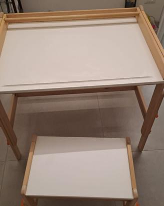 SCRIVANIA e PANCA REGOLABI PER BAMBINI IKEA FLISAT