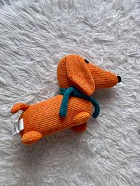 Fermaporta bassotto Scatto arancione design