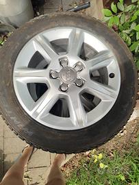 4 Cerchi in lega originali Audi da 16" + Gomme Inv