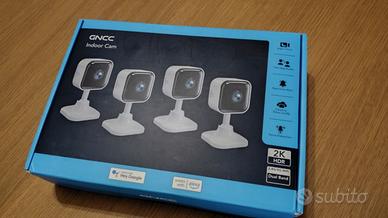 Kit da 4 telecamere WiFi interno visione notturna