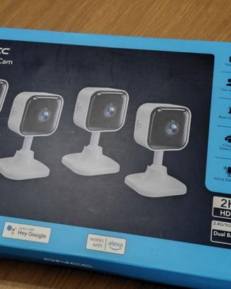 Kit da 4 telecamere WiFi interno visione notturna