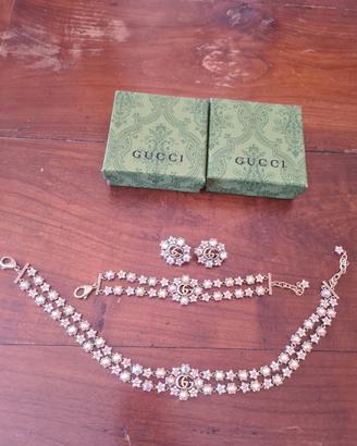 Bijou Gucci. Set di  3 oggetti.  vintage. 