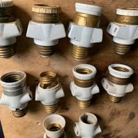 Tripla portalampada con rubaluce