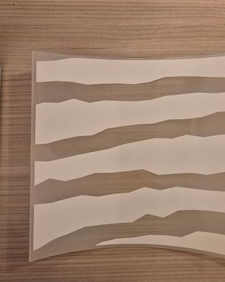 Plafoniera da soffitto con vetro decorato