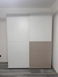 ARMADIO BIANCO EFFETTO LEGNO