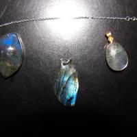 Pendenti in labradorite naturale