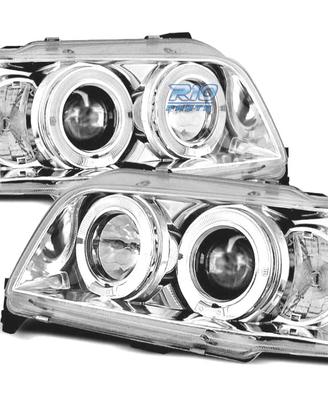 FARI PER RENAULT CLIO 90-95 ANGEL EYES FONDO CROMA