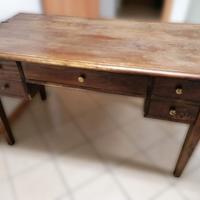 Scrivania Scrittoio in Legno Massello di Noce