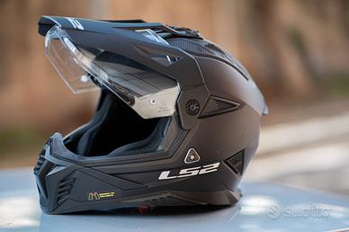 Casco LS2 MX702 Pioneer 2 Adventure Nero Opaco XL