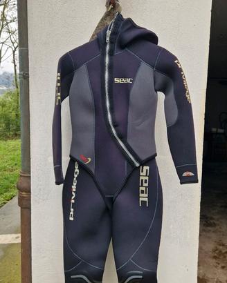 Muta + guanti + cintura zavorra 4 kg per sub