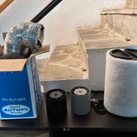 Filtro Carboni Attivi + 2 Estrattori + Tubo