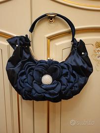 Borsetta cerimonia blu