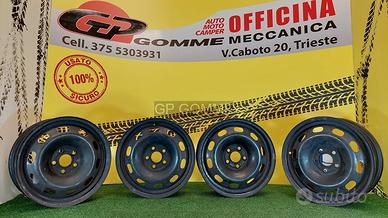 4 Cerchi ferro 15 pollici Volkswagen Golf4 B