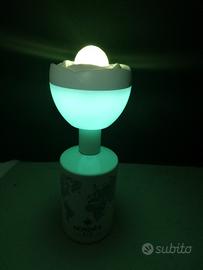 LAMPADA  BOTTIGLIA CON EFFETTI LUCE SUL SOFFITTO 