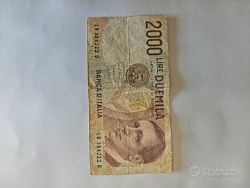 BANCONOTA LIRE 2000 RAR.