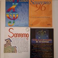Lotto di 4 spartiti di Sanremo.