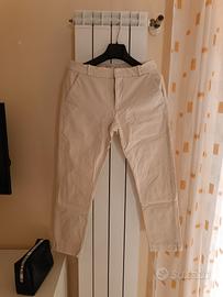 pantalone da ragazza colore panna 