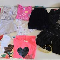 Lotto stock abbigliamento bambina 7/8 anni