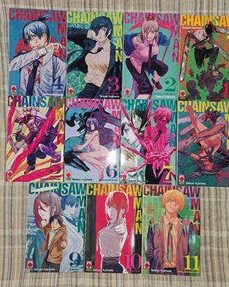 Manga Chainsaw Man volumi dall'1 all'11