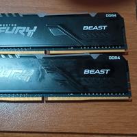  Ram Kingston FURY Beast RGB 16GB
