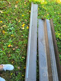 scossalina grondaia 3 in ferro e una alluminio 