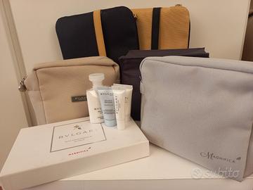Alitalia trousse Bulgari e Ferragamo vari modelli