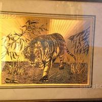 Incisione su lastra oro di W.G.Rose