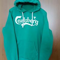 Felpa con cappuccio Verde