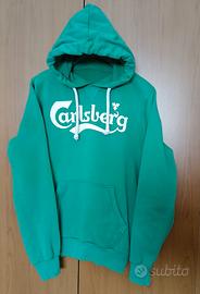 Felpa con cappuccio Verde