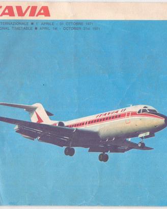 ITAVIA orario internazionale 1971