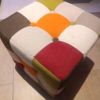 pouf versa patch 35x35 cm