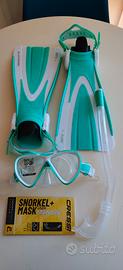 Cressi Set pinne, maschera e boccaglio S/M