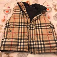 PIUMINO SMANICATO BURBERRY GILET GIACCA JACKET