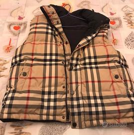 PIUMINO SMANICATO BURBERRY GILET GIACCA JACKET
