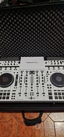 Denon DJ  4+ White edition  +case + cover traspare