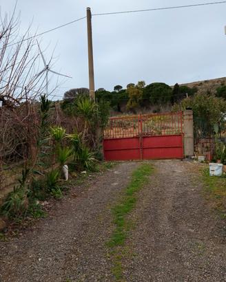 terreno con casa e gebbia