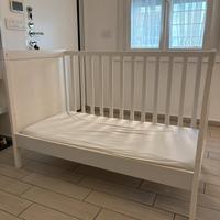 Lettino bianco 60x120