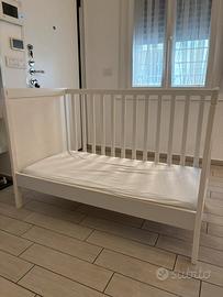 Lettino bianco 60x120