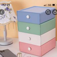 Set di 4 scatole per scrivania