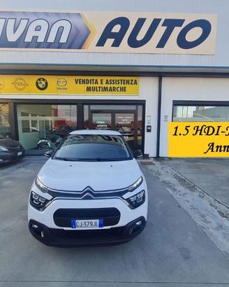 CITROEN C3 1.5 HDI Shine-Neopatentati-Anno 2022