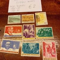 Seconda parte di francobolli mondiali. 